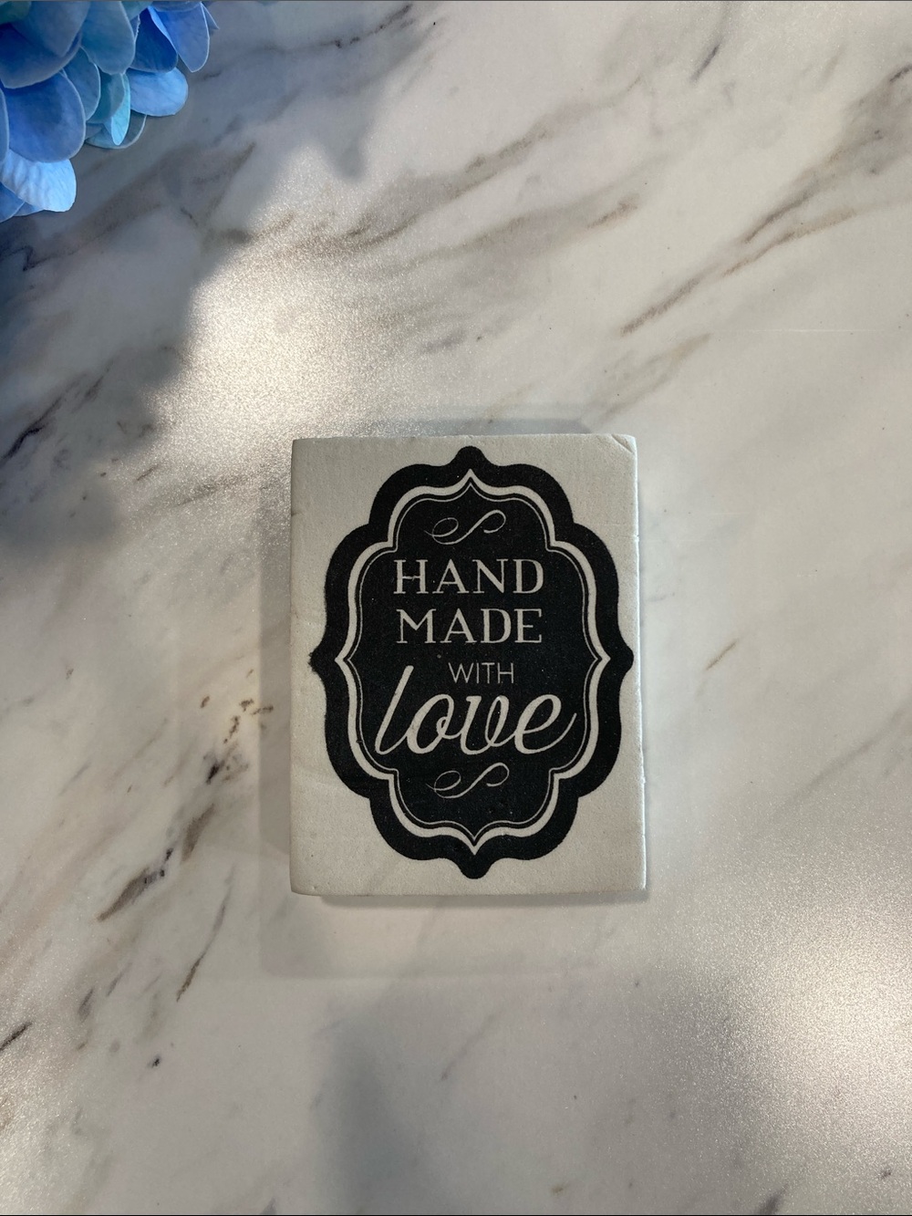 Handmade with Love Rubber Stamp